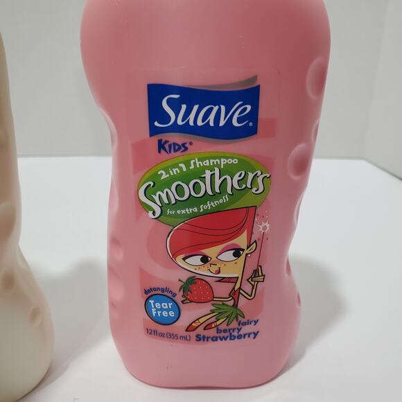 3 Suave Kids 2n1 Shampoo Smoothers 12 fl oz Orange Mango - Coconut - Strawberry - Picture 6 of 8